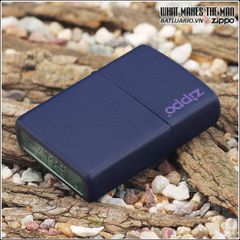 Bật Lửa Zippo 239ZL - Màu Xanh Hải Quân, Logo Chính Hãng, Thiết Kế Đẳng Cấp, Khả Năng Kháng Gió, Quà Tặng Sang Trọng