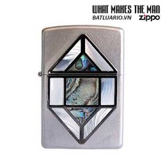 Bật Lửa Zippo 20899 - Thiết Kế Đẹp Mặt Kính Màu Sắc, Kháng Gió, Quà Tặng Sang Trọng, Hàng Nhập Khẩu Mỹ