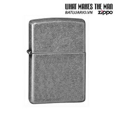 Bật Lửa Zippo 121FB – Đồng Thau Mạ Bạc Giả Cổ, Bảo Hành Trọn Đời, Quà Tặng Thân Thiện Môi Trường