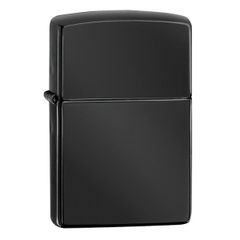Bật Lửa Zippo Ebony 24756ZL - Bật Lửa Chính Hãng Vỏ Đồng Thau Màu Đen Khắc Logo Zippo, Quà Tặng Nam Tính, Kháng Gió Tốt