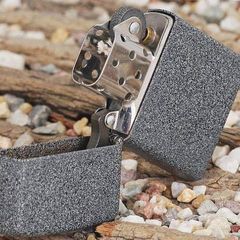 Bật Lửa Zippo 211 Iron Stone - Thiết Kế Độc Đáo, Chịu Gió Tốt, Đàu Kim Loại Bền Bỉ với Sơn Tĩnh Điện Sang Trọng, Hàng Nhập Khẩu Mỹ