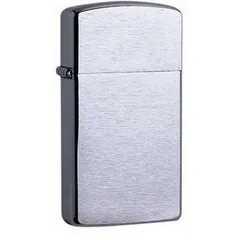 Zippo Slim 1600 - Bật Lửa Brushed Chrome Sang Trọng, Thời Thượng - Quà Tặng Hoàn Hảo Cho Người Yêu Thích Bật Lửa