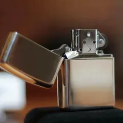 Bật lửa Zippo 26 - Bật Lửa Armor Bạc Nguyên Khối Đánh Bóng Cao - Quà Tặng Sang Trọng cho Người Yêu Bật Lửa