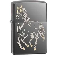 Zippo 28645 Bật Lửa Hình Ngựa Đua Màu Đen Băng - Quà Tặng Độc Đáo Cho Người Yêu Thích Thể Thao và Chìm Đắm Trong Thiên Nhiên
