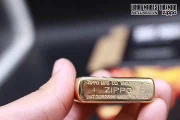 Bật Lửa Zippo Vintage Đồng Vàng Bóng 270 - Thiết Kế Cổ Điển, Bảo Hành Trọn Đời, Quà Tặng Độc Đáo cho Người Sành Điệu