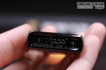 Bật Lửa Zippo 24756 Ebony - Bật Lửa Chống Gió Đen Nam Tính, Hộp Quà Tặng, Nhập Khẩu Mỹ, Bảo Hành Trọn Đời