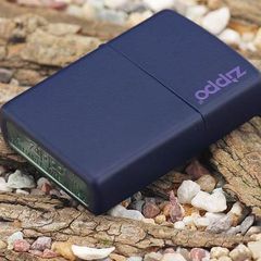 Bật Lửa Zippo Navy Matte 239ZL với Logo - Bật Lửa Chống Gió Chất Lượng Cao, Hàng Nhập Khẩu Mỹ