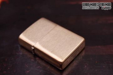 Bật Lửa Zippo Brushed Brass 204B - Thiết Kế Độc Đáo, Chất Liệu Đồng Vàng, Âm Thanh Đặc Trưng, Quà Tặng Sang Trọng