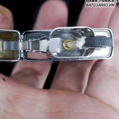 Bật Lửa Zippo 207 Chính Hãng Mỹ - Chrome Nhám Xước Bụi - Quà Tặng Độc Đáo Cho Người Yêu Thích Zippo