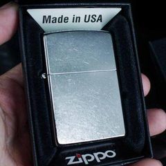 Bật Lửa Zippo 207 Chính Hãng Mỹ - Chrome Nhám Xước Bụi - Quà Tặng Độc Đáo Cho Người Yêu Thích Zippo