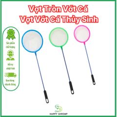 Vợt Tròn Vớt Cá Siêu Mịn - Phụ Kiện Bể Cá Thủy Sinh 8cm & 10cm, Dùng Vớt Rong Rêu, Cá Nhỏ Cho Bể Cá Ặc Nhiều Kích Cỡ