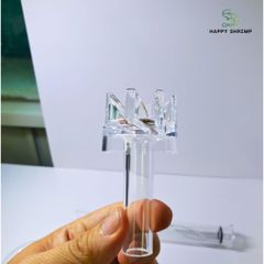 Đầu In Thủy Tinh Trong Suốt Phi 16mm - Ống Lọc Váng Cho Hồ Cá Thủy Sinh, Phụ Kiện Thẩm Mỹ Bể Cá 399808