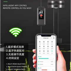 Đèn Treo Thủy Sinh WRGB Chính Hãng Deyao | Đèn Hồ Cá Deyao 11 Chế Độ Màu Hẹn Giờ Chất Lượng Cao 399815