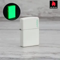 Bật Lửa Zippo Glow In The Dark Logo - Bật Lửa Chống Gió Chính Hãng, Phát Sáng Trong Bóng Tối, Quà Tặng Hoàn Hảo Cho Người Sưu Tập