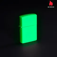 Bật Lửa Zippo Glow In The Dark Logo - Bật Lửa Chống Gió Chính Hãng, Phát Sáng Trong Bóng Tối, Quà Tặng Hoàn Hảo Cho Người Sưu Tập
