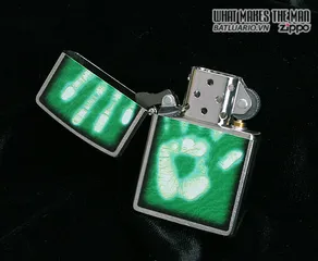 Bật Lửa Zippo 28283 - Bật Lửa Brushed Chrome Họa Tiết Bàn Tay Độc Đáo, Quà Tặng Cho Ai Yêu Thích Zippo