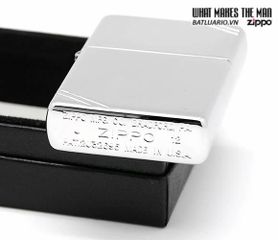 Bật Lửa Zippo 260 Vintage - Bật Lửa Chất Lượng Cao Bóng Crôm, Quà Tặng Lý Tưởng Cho Fan Zippo