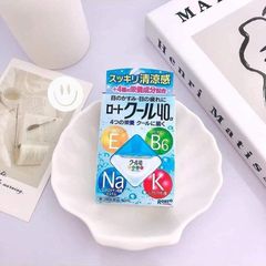 Nước Nhỏ Mắt Rohto Vita 40 Xanh 12ml - Giảm Khô Mắt, Cung Cấp Độ Ẩm và Bảo Vệ Mắt Hiệu Quả, Dành Cho Người Dùng Máy Tính