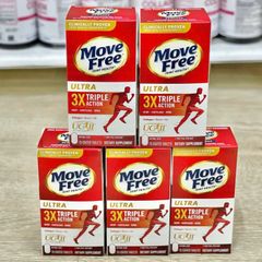Viên uống hỗ trợ khớp Move Free Ultra Triple Action 75 viên - Tăng cường linh hoạt và sức khỏe xương khớp từ Schiff Vitamins