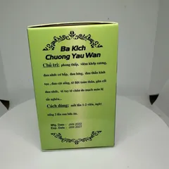 Viên Uống Hỗ Trợ Xương Khớp Chuong Yau Wan - Giảm Đau Nhức, Cải Thiện Vận Động Từ Thành Phần Tự Nhiên, Thực Phẩm Chức Năng SIAN