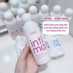Dung dịch vệ sinh Ziaja Intima 200ml (hồng – ngăn ngừa viêm)