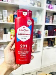 Sữa Tắm Gội Old Spice 2in1 High Endurance 532ml - Giải pháp sạch tóc & da, hương thơm mạnh mẽ cho nam giới