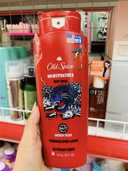 Gel Tắm Old Spice NightPanther 473ml – Hương Nước Hoa Mạnh Mẽ, Giữ Mùi Lâu, Cho Nam Giới, Sữa Tắm Khử Mùi Thời Thượng