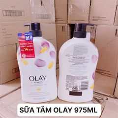 Sữa Tắm Olay Vitamin E 975ml - Phục Hồi Da, Dưỡng Ẩm Lâu, Chăm Sóc Da Mềm Mịn