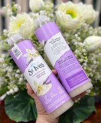 Sữa Tắm St.Ives Vanilla & Oat Milk 650ml - Làm Mềm Da, Hương Thơm Ngọt Ấm, Dưỡng Ẩm Tối Ưu Cho Làn Da Mềm Mại