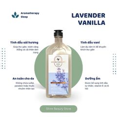 Gel Tắm Bath & Body Works Aromatherapy Lavender Vanilla 295ml - Sản Phẩm Thư Giãn, Dưỡng Ẩm Da Tuyệt Vời