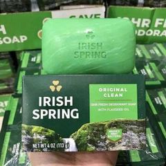 Xà Phòng Irish Spring 113g Lốc 20 Cục - Kháng Khuẩn, Thơm Lâu Cho Nam Giới - Sản Phẩm Chăm Sóc Cá Nhân Chất Lượng