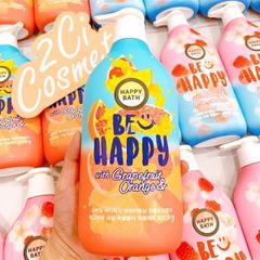 Sữa Tắm Happy Bath Be Happy Chanh & Cam 900ml - Tươi Mát, Sạch Thoáng, Chăm Sóc Da Chất Lượng 