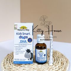 Nature's Way Kids Smart Drops DHA 20ml - Bổ Sung Omega-3 Cho Não Bộ, Mắt Và Hệ Thần Kinh Cho Trẻ Em Từ 0 Tháng Tuổi