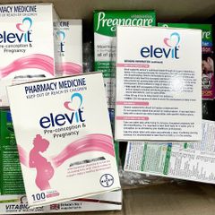 Viên uống Elevit Bổ Bầu 100 viên – vitamin cho bà bầu