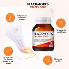 Viên uống Blackmores Celery 3000 50 viên - Hỗ trợ sức khỏe khớp, giảm acid uric cho người bị gút - Sản phẩm tự nhiên từ Úc