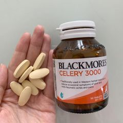Viên uống Blackmores Celery 3000 50 viên - Hỗ trợ sức khỏe khớp, giảm acid uric cho người bị gút - Sản phẩm tự nhiên từ Úc
