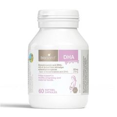 Viên uống DHA cho bà bầu BioIsland 60 viên - Bổ sung dinh dưỡng thiết yếu cho sự phát triển não bộ và thị giác thai nhi