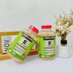 Viên uống Vitamin E thiên nhiên Kirkland Signature 400 IU - 500 viên chống oxy hóa, bảo vệ da và cải thiện sức khỏe tim mạch