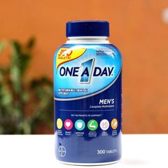 Vitamin Tổng Hợp One A Day Men’s Multivitamins 300 Viên - Tăng Cường Sức Khỏe Nam Dưới 50 Tuổi, Hỗ Trợ Năng Lượng và Đề Kháng