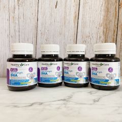 Viên uống DHA cho bé Healthy Care 60 viên – Hỗ trợ phát triển trí não, cải thiện học hỏi và thị lực cho trẻ em