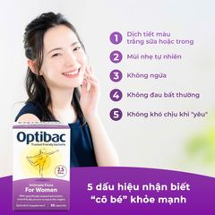 Men vi sinh cho phụ nữ Optibac Probiotics 30 viên - Hỗ trợ tiêu hóa và tăng cường sức đề kháng tự nhiên