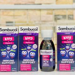 Siro Sambucol 120ml Tăng Cường Sức Đề Kháng Cho Trẻ 1-12 Tuổi - Bổ Sung Vitamin Tự Nhiên Giúp Trẻ Khỏe Mạnh