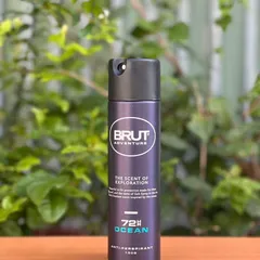 Xịt Khử Mùi Nam Brut The Scent of Exploration 72h Hương Biển Tươi Mát - Duy Trì Sự Tươi Sạch Suốt Ngày