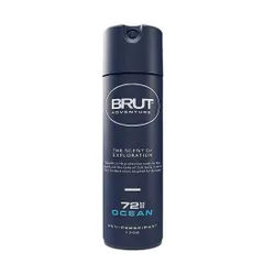 Xịt Khử Mùi Nam Brut The Scent of Exploration 72h Hương Biển Tươi Mát - Duy Trì Sự Tươi Sạch Suốt Ngày