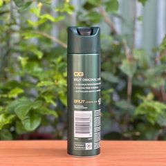 Xịt khử mùi Nam Brut Original 72h - Nước hoa body spray nam tính, tươi mát, ngăn mồ hôi hiệu quả lâu dài 400ml