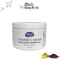 Kem Dưỡng Da Redwin Vitamin E & Dầu Hoa Anh Thảo 330g - Dưỡng Ẩm, Phục Hồi Da Khô, Thích Hợp Cho Da Nhạy Cảm, Sản Xuất Tại Úc