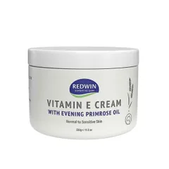 Kem Dưỡng Ẩm Toàn Thân Redwin Vitamin E & Dầu Hoa Anh Thảo 330g - Giữ Ẩm, Phục Hồi Da Nhạy Cảm, Chống Nứt Nẻ, Dùng Hàng Ngày