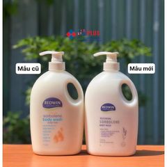 Sữa Tắm Dưỡng Ẩm Redwin 1L - Sữa Tắm Dịu Nhẹ Cho Da Nhạy Cảm, Sử Dụng Tắm Ướt & Tắm Khô, Phù Hợp Với Mọi Loại Da