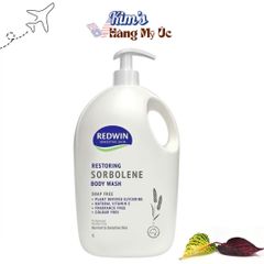 Sữa Tắm Dưỡng Ẩm Redwin 1L - Sữa Tắm Dịu Nhẹ Cho Da Nhạy Cảm, Sử Dụng Tắm Ướt & Tắm Khô, Phù Hợp Với Mọi Loại Da
