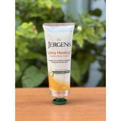 Kem Dưỡng Da Tay & Body Jergens Ultra Healing+ 100ml - Cấp Ẩm Sâu, Giảm Khô Sần, Không Nhờn Rít, Dưỡng Ẩm Toàn Thân